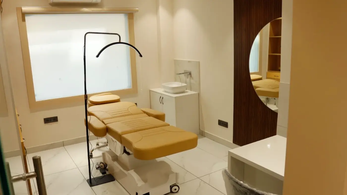 A private treatment room designed for focused, one-on-one care.